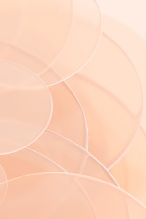 A blurry photo of a cell phone with circles on it